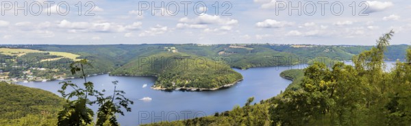 Rursee in the Eifel National Park, North Rhine-Westphalia, Germany, Europe