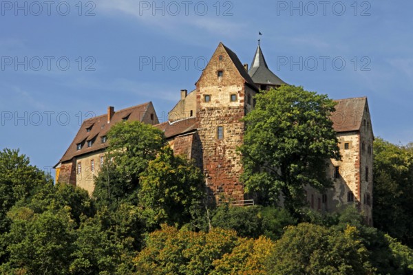 Rothenfels Castle, built c.1148, Rothenfels, Main-Spessaert district, Lower Franconia, Bavaria, Germany, Europe