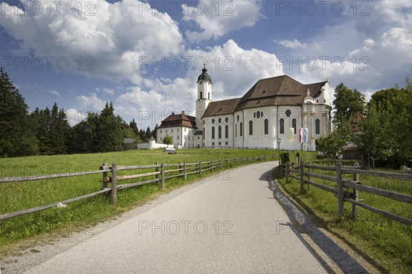 The Wieskirche in the Ostallgäu, Germany, Europe