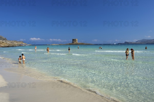 Pelosa Tower, Stintino, Sardinia, Italy, Europe