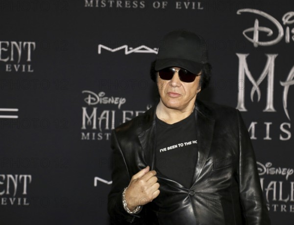 Gene Simmons at the World premiere of Disney's 'Maleficent: Mistress Of Evil' held at the El Capitan Theatre in Hollywood, USA on September 30, 2019