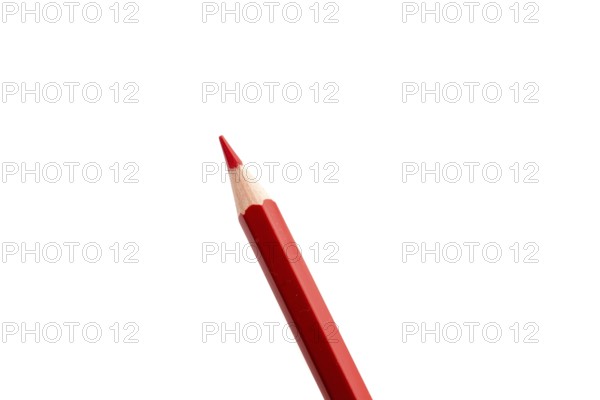 Red Pencil on a white background