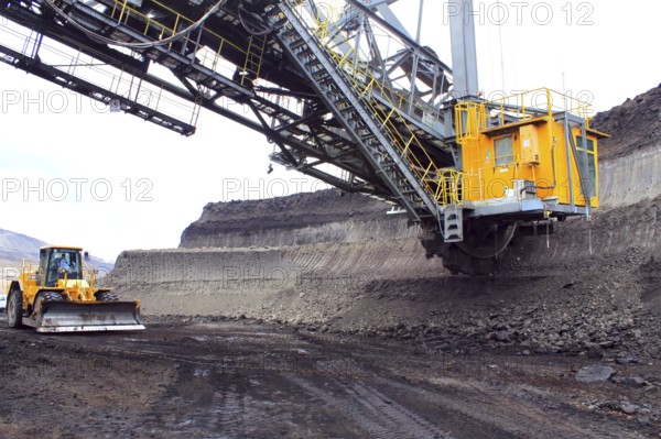 Welzow-Süd opencast lignite mine, Welzow, Lower Lusatia, Brandenburg, lignite mining, lignite mine, lignite, lignite mining, Welzow-Süd, environmental destruction, Germany, Europe