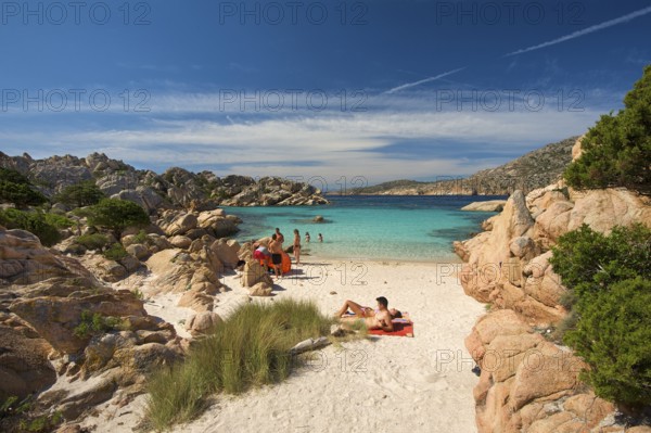 Cala Coticcio, Isola Caprera, La Maddalena Archipelago, Sardinia, Italy, Europe