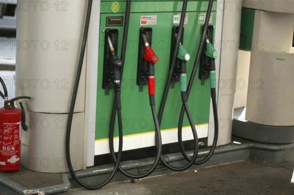 Petrol Station with Fire Extinguisher