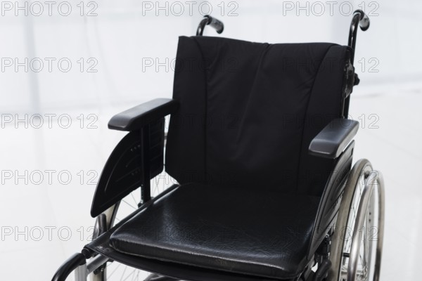 Close up empty wheelchair room