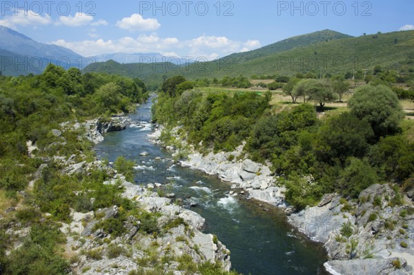 River Tavignano, Corsica, France, Europe