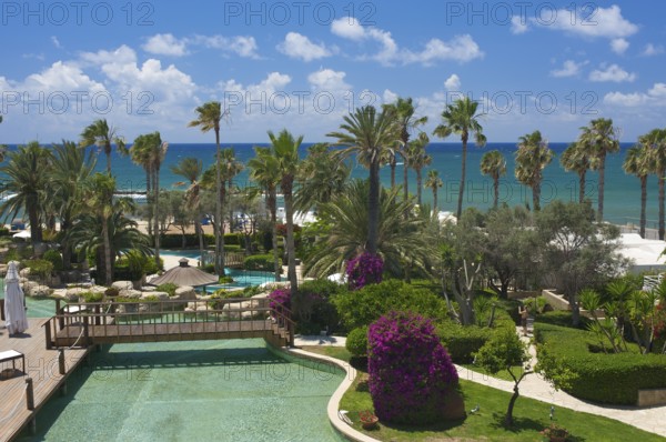 Pool area of the Hotel Annabelle in Pafos, Paphos, South Cyprus, South Cyprus