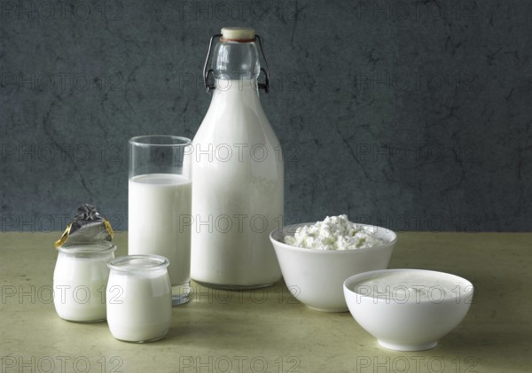Dairy Products, Cream, Milk, Soft cheese, Yogurt