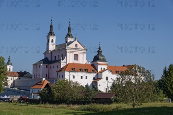 The Wigry Monastery, a Camaldolese monastery, in the Wigry National Park near Suwalken in northern Poland. Suwalken, Podlasie, Poland, Europe