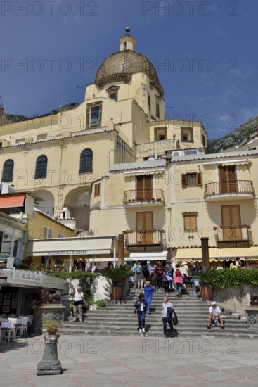 Santa Maria Assunta Church, Positano, Amalfi Coast, Costiera Amalfitana, Province of Salerno, Campania, Italy, Europe