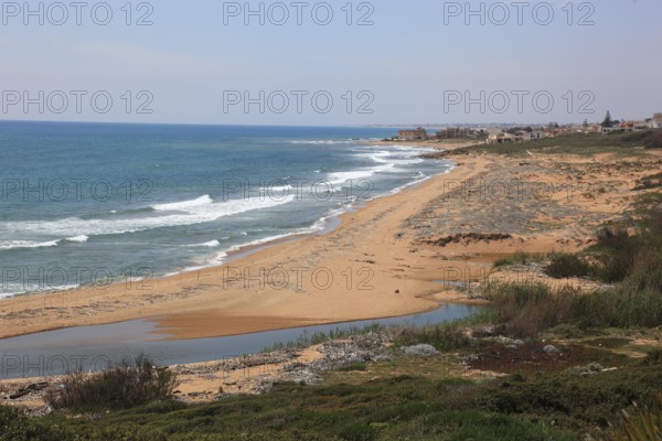 Sandy beach beach near Selinunte, Sicily, Italy, Europe