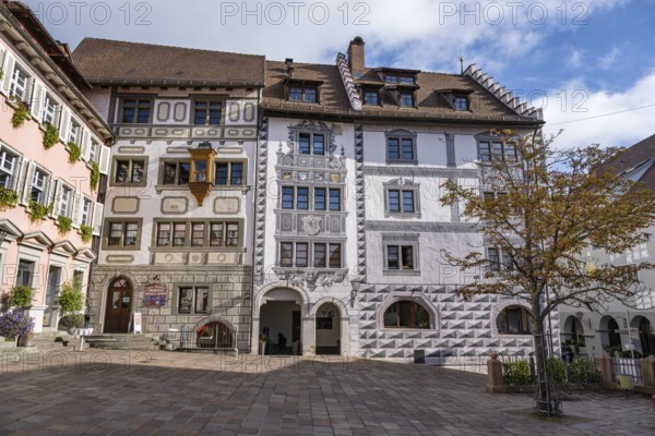 The market square in the old town of Engen, Constance district, Baden-Württemberg, Germany, Europe
