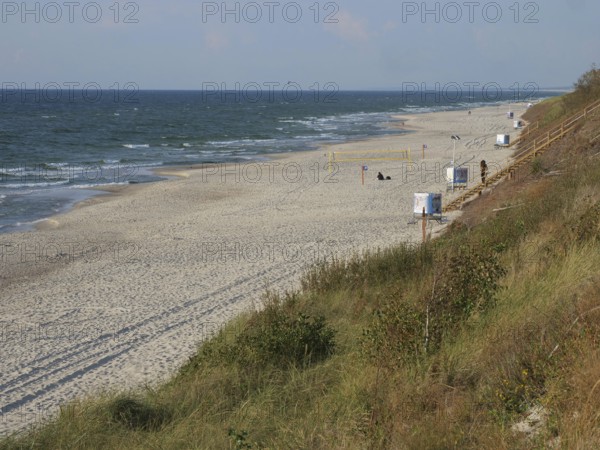 Dunes and beach on the Baltic Sea in the Curonian Spit National Park, Dune, Nida, Curonian Spit, Lithuania, Europe