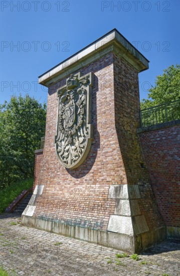 Monument Old Grünental High Bridge over the Kiel Canal. Beldorf, Schleswig-Holstein, Germany, Europe