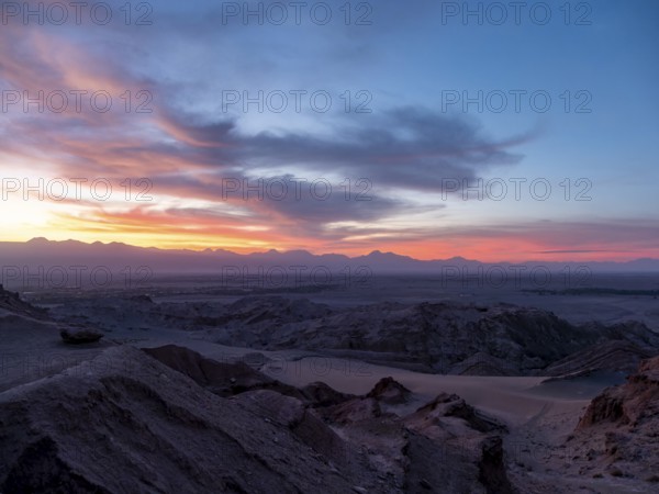 Atacama Desert, Moon Valley at night, Chile, South America