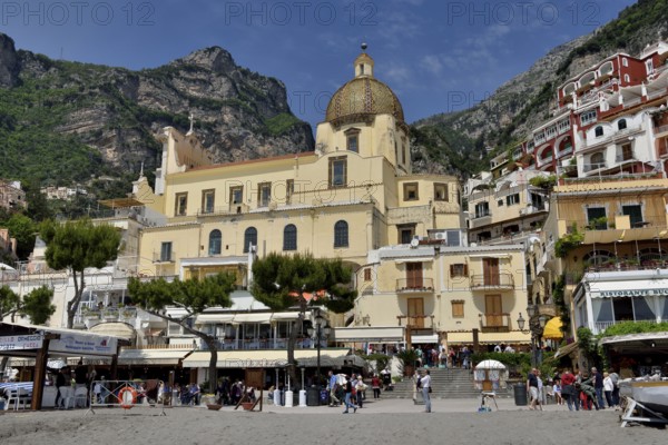 Santa Maria Assunta Church, Positano, Amalfi Coast, Costiera Amalfitana, Province of Salerno, Campania, Italy, Europe