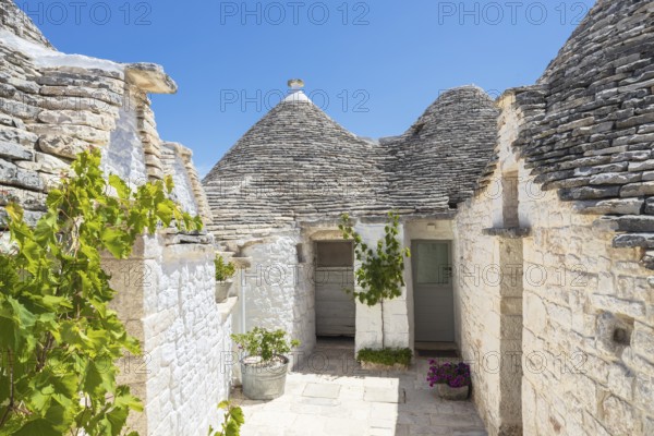 Trulli in Alberobello in Apulia in Basilicata in southern Italy