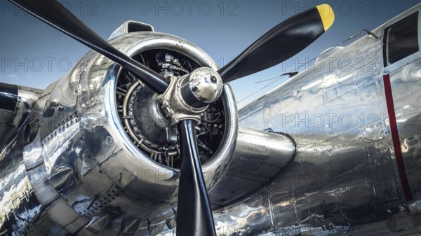 propeller of an historical warbird