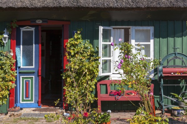 Thatched wooden house in Prerow
