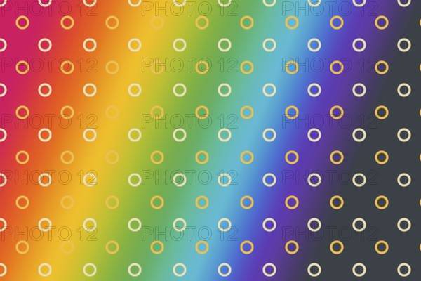 Creative concept colorful dots background. Abstract dotted design for poster, card, banner, empty bubble