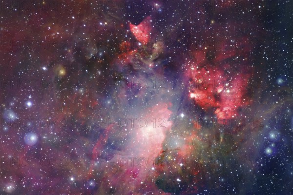 Endless universe with stars and galaxies in outer space. Cosmos art. Elements of this image furnished by NASA