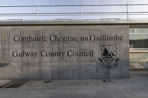 Engraving in Mauer, Galway County, Loughrea, Galway, Ireland, Europe