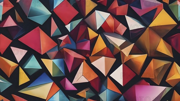 Abstract geometric background. Abstract Modern geometric Backgrounds. Abstract Backgrounds design. AI generated image