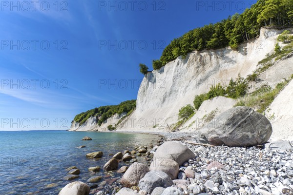 The Baltic Sea coast on the island of Rügen