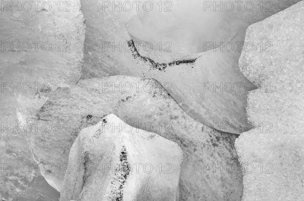 Ice structures in the Nigaardsbreen glacier, Jostedalsbreen National Park, Breheimen, Luster, Sogn og Fjordane Fylke, Norway, May 2012, Europe