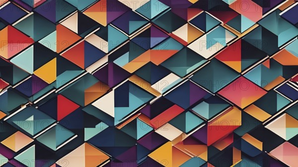 Abstract geometric background. Abstract Modern geometric Backgrounds. Abstract Backgrounds design. AI generated image, AI generated