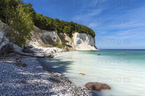 The Baltic Sea coast on the island of Rügen