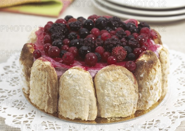 Red fruits Charlotte