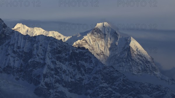 Evening scene in the Everest National Park