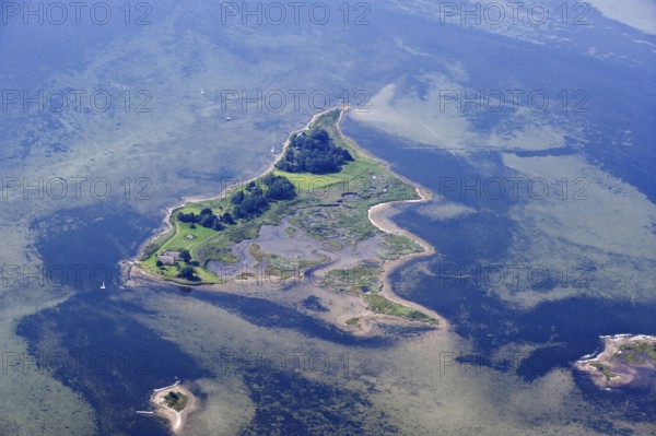 Warder Island off Westerbergen, Lemkenhafen, Fehmarn, Schleswig-Holstein, Germany, Europe