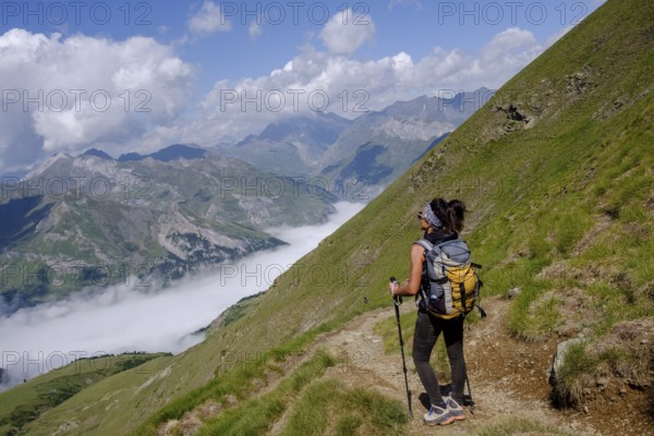 Hill of Hourqueta d´Allanz, Pyrenees National Park, Hautes-Pyrenees, France, Europe