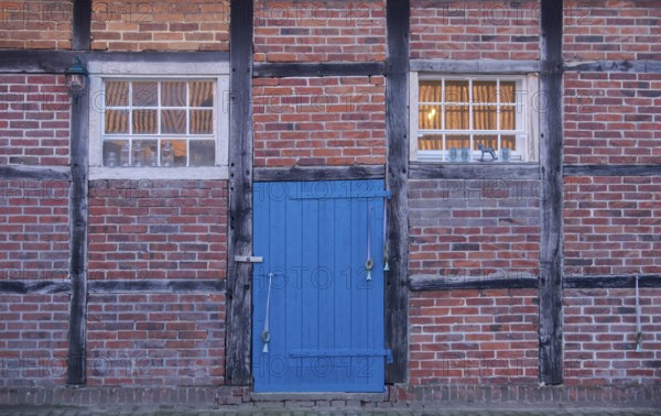 Half-timbered barn