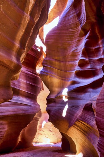 Majestic natural architecture of the Antelope Slot Canyon, Navajo Tribal Park, Arizona, USA, North America