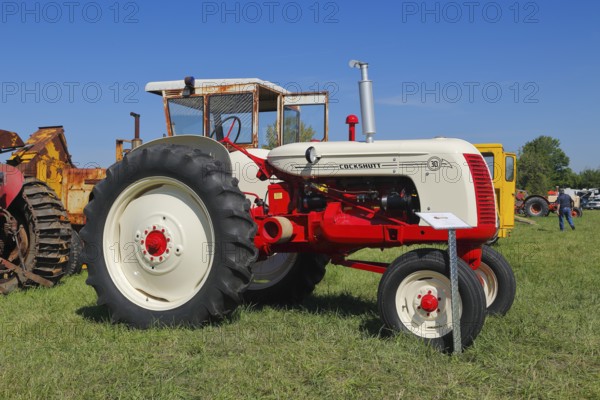 Vintage farm truck, farm event, Hinchinbrook, Province of Quebec, Canada, North America