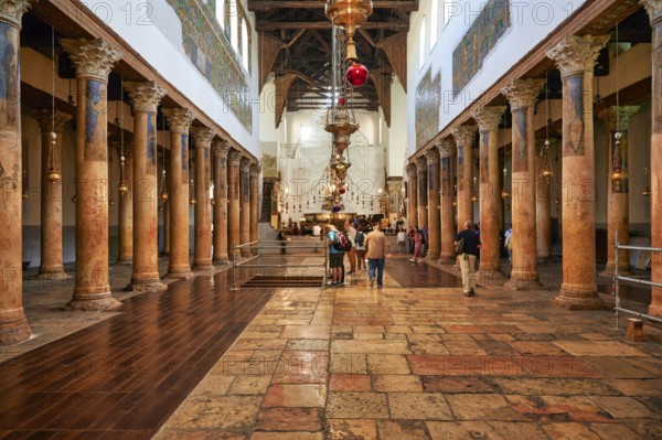 Jerusalem Bethlehem Israel. The church of the nativity birthplace of Jesus