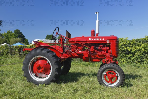 Vintage farm truck, farm event, Hinchinbrook, Province of Quebec, Canada, North America