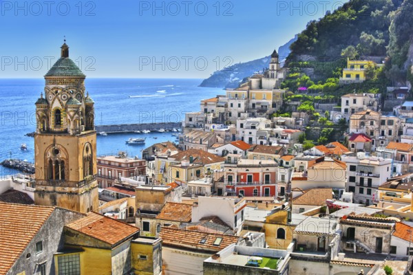 Amalfi in the province of Salerno, Campania, Italy, Europe