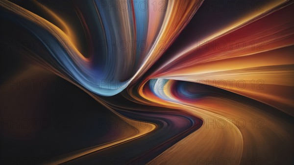 Artifical Intelligence generated geometric abstract art. Abstracct art background. AI generated image, ai