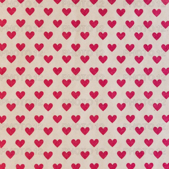 seamless pattern with red hearts. High resolution photo