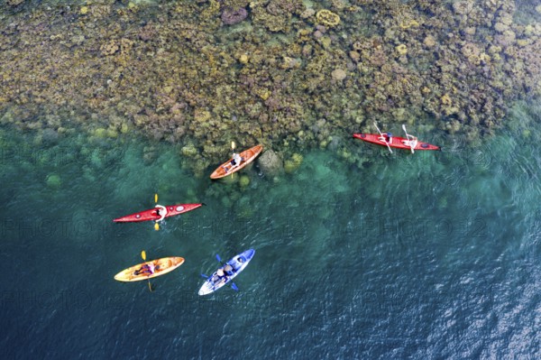 Kayaking in Fjords near Tufi, Tufi, Cape Nelson, Papua New Guinea, Oceania