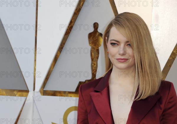 Emma Stone at the 90th Annual Academy Awards held at the Dolby Theatre in Hollywood, USA on March 4, 2018