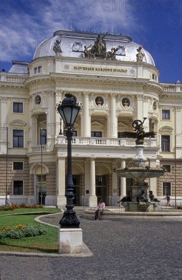 Bratislava (Pressburg), Slovakia, Opera House, Europe