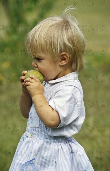 Girl Eating Apple