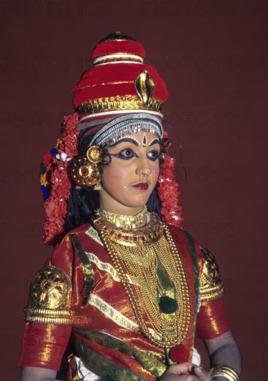 Koodiyattam, is the sanscrit theatre of kerala, which is belived to have originated two millennia ago. Kerala Kalamandalam in Cheruthuruthy or Vallathol Nagar, Kerala, South India, India, Asia