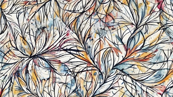 Artifical Intelligence generated creative Abstract watercolor background template, Abstract Modern Backgrounds. Abstract Backgrounds design. AI generated image